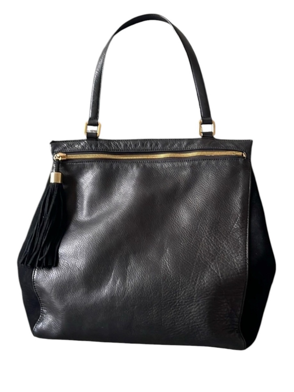 Margot Leather & Suede Large Hobo Shoulder Bag